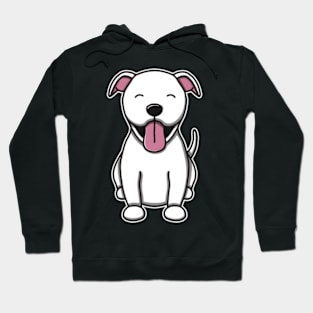 White Pitbull Hoodie